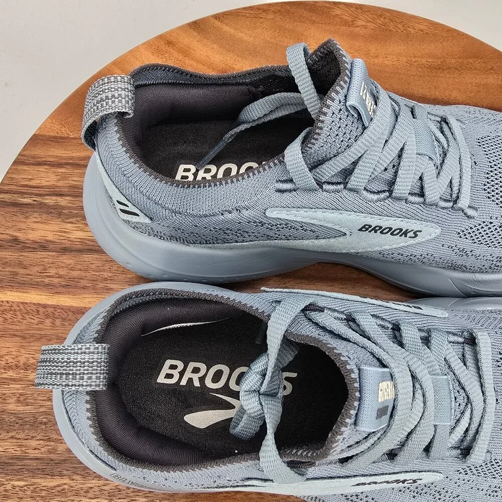Brooks Glycerin 21 Stealthfit Shoes Women's 6.5 B Blue Running Athletic Sneakers_7